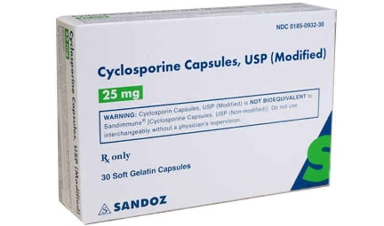 Cyclosporine, methotrexate